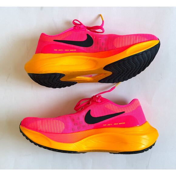 Nike Zoom Fly 5 Lightweight High Cushioned Running Sneakers Bright Pink Size 7 - Picture 6 of 10